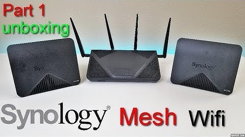 Synolyogy WIFI Mesh Network Complete Setup!! Part 1 - Synology RT2600ac & MR2200ac unboxing!!