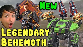 NEW Improved LEGENDARY BEHEMOTH Pilot - War Robots Mk2 Gameplay WR