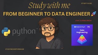🔴 Study With Me Live | Reading Python Docs and SQL  | 50/10 Pomodoro Focus | Rain Sound For Focus