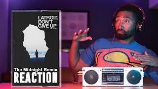 Reaction: Latroit - Don't Give Up - The Midnight Remix • Synthwave and Chill