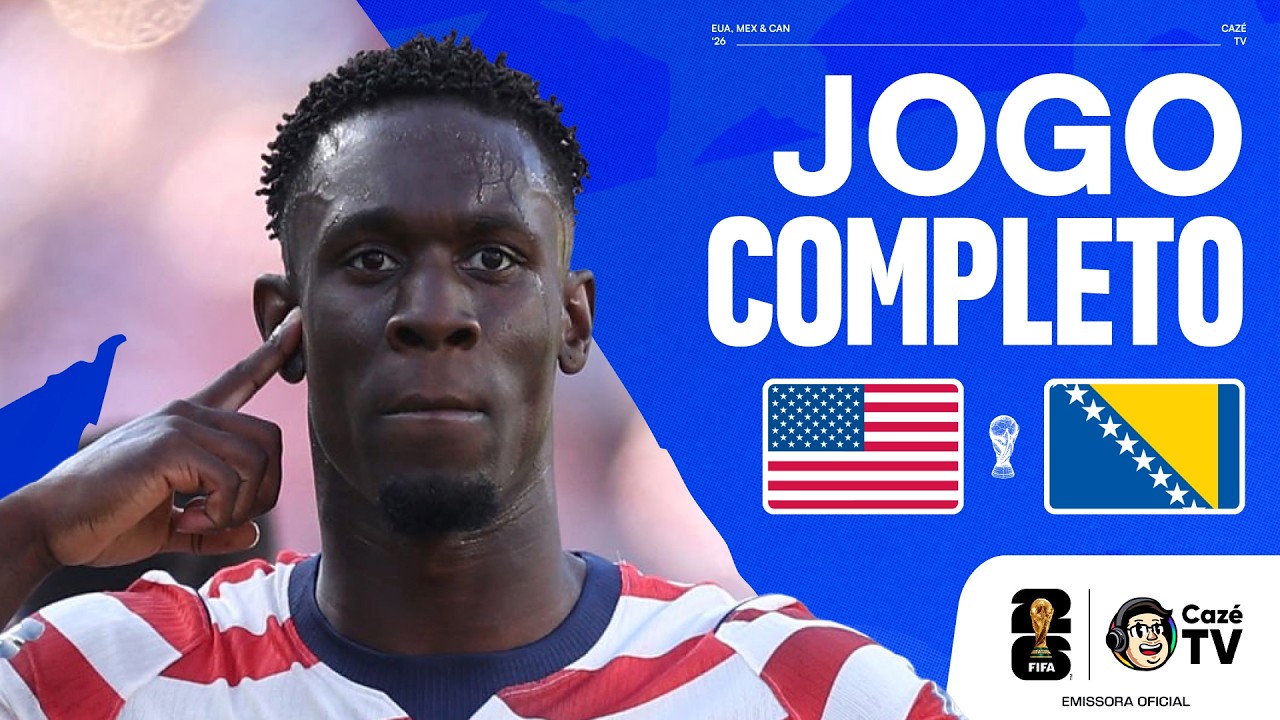 JOGO COMPLETO: ESTADOS UNIDOS X BÓSNIA | COPA DO MUNDO FIFA™ 2026 | 16 AVOS DE FINAL
