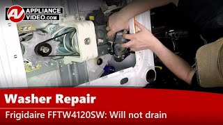 Frigidaire Washer Repair - Will Not Drain - Drain Pump