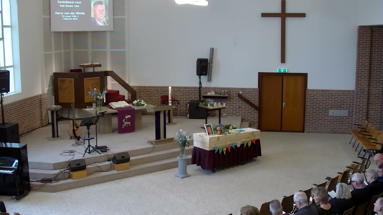 Afscheidsdienst Harry v d  Wolde