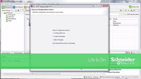Mass Configuring APC devices in EcoStruxure™ Data Center Expert | Schneider Electric Support