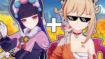 Yoimiya + Yunjin = 👊👌🎆👏🤙