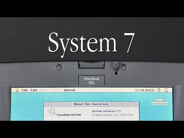 A Tour of Macintosh System 7 - Software Showcase - YouTube