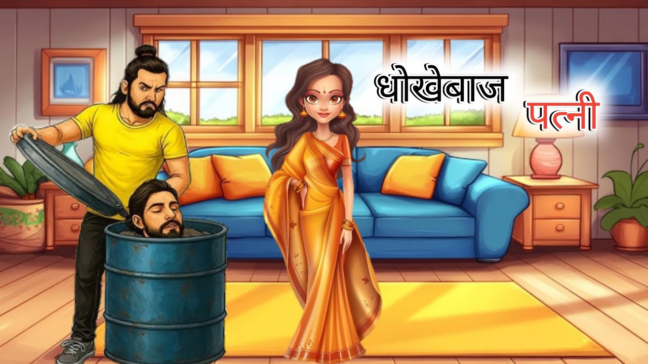 धोखेबाज पत्नी 😰 ||MORAL STORY|| Ek Dhokebaj Patni  Ki Cartoon Kavita || Indian Cartoon 