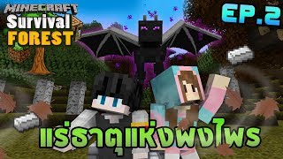 Minecraft Forest Survival # 2 - Minerals of the Forest Combination of strong armor !!