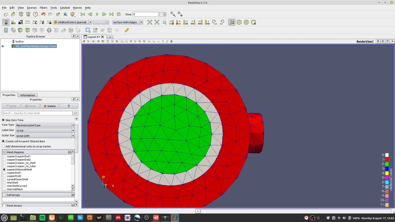 OpenFoam Heat Transfer 68 - a bit about inletOutlet & heat exhg ...