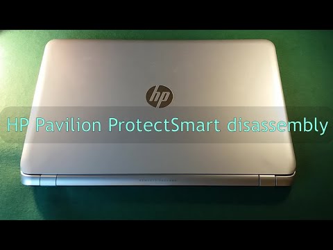 HP Pavilion ProtectSmart laptop disassembly