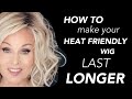 HOW TO make HEAT FRIENDLY wigs LAST LONGER! How I CARE for, MAINTAIN, Detangle, DEFRIZZ & demystify!