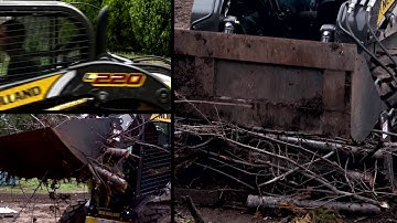 Experience the power of four attachments in one with the 4x1 Bucket New Holland