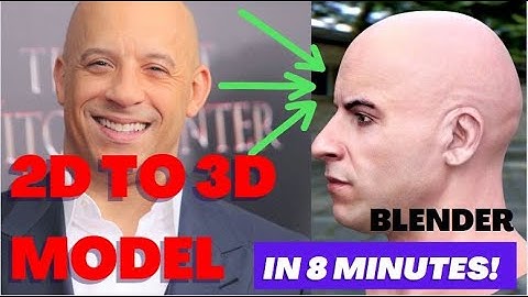 Blender Facebuilder : 2D Image to 3D Model Blender Tutorial : Keentools Facebuilder Blender