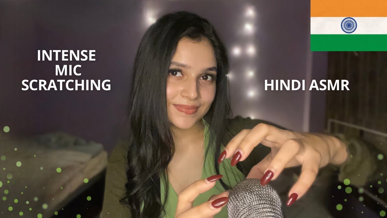 HINDI ASMR | SCRATCHING YOUR FACE TILL YOU FALL ASLEEP! (Mouth Sounds and Mic Scratching)
