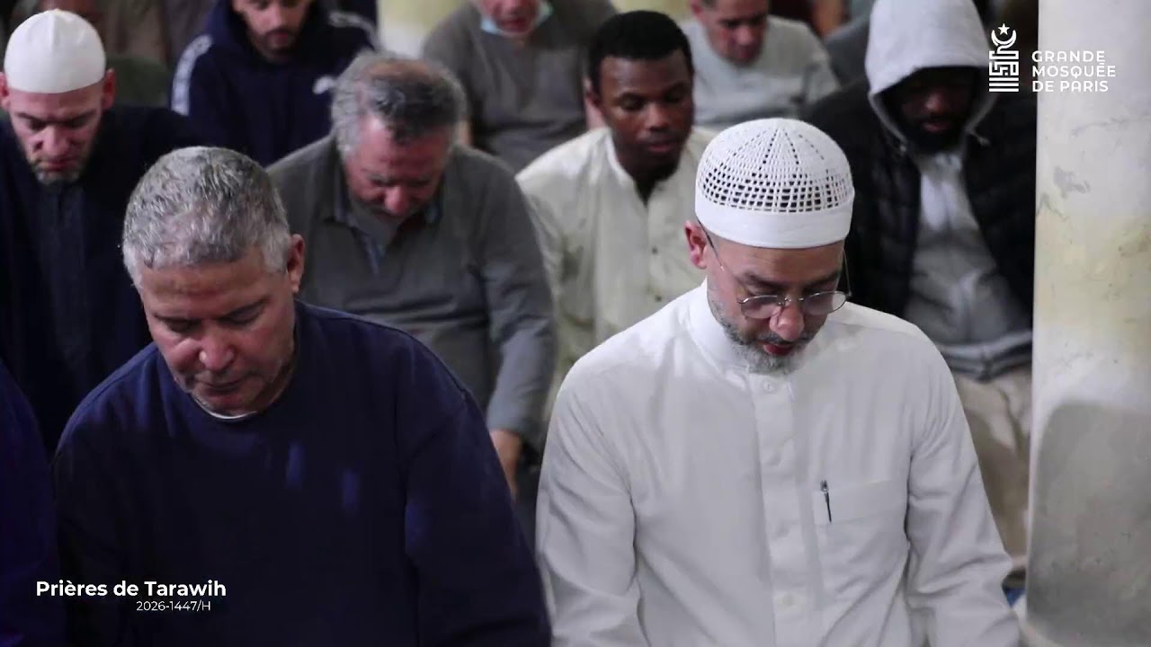 𝐄𝐍 𝐃𝐈𝐑𝐄𝐂𝐓 | Prières de Tarawih à la Grande Mosquée de Paris – 2 mars 2026.