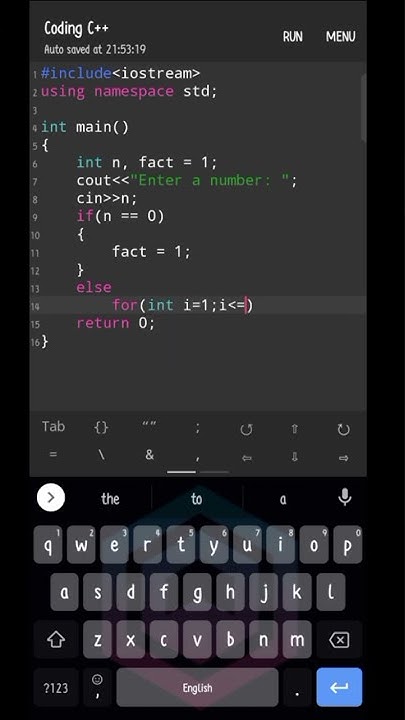 How to calculate factorial of a given number in C++ || Basic ...
