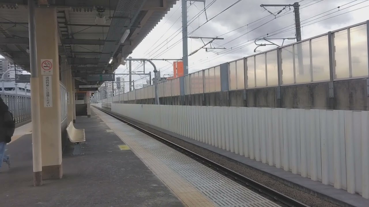 【E721系500番台唯一の改造車】E721系P-505編成　長町駅通過シーン