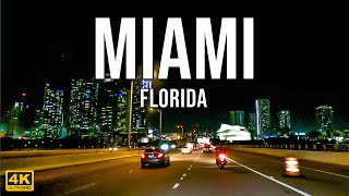 Driving Through MacArthur Causeway [4K] | Miami Beach To Downtown Miami | Florida