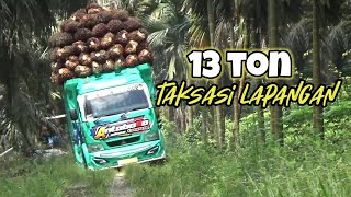 13 ton..!! pemuat bingung mau turun