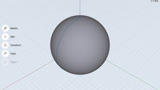 Learn Shapr3D - How to make sphere tutorial screenshot 1