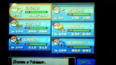 how to get shaymin sky forme in pokemon platinum narrated