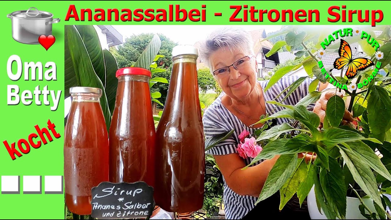 Ananas Salbei Zitronensirup mit Ingwer und Kurkuma/ meine eigene ...