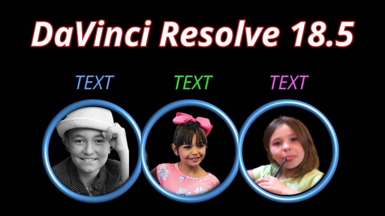 Создайте потрясающую анимированную фоторамку с тремя кольцами в DaVinci Resolve 18.5 Fusion 3D!