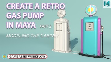 How To Create A Gas Pump In Maya | Part 2 Modeling The Gas Pump Cabinet