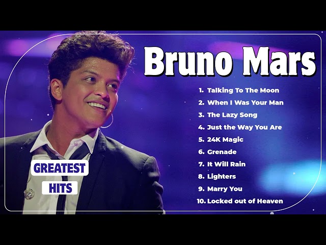 Bruno Mars Greatest Hits Full Album 2024 🍂 Bruno Mars Best Songs Playlist 2024 class=
