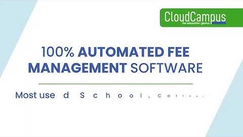 Fee Management Module Overview - Cloud Campus ERP Software for Schools & Colleges