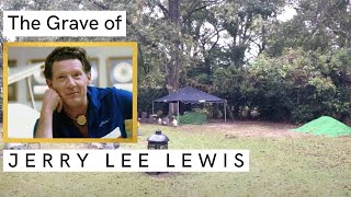 The Grave Of Jerry Lee Lewis On The Day Of His Funeral - YouTube