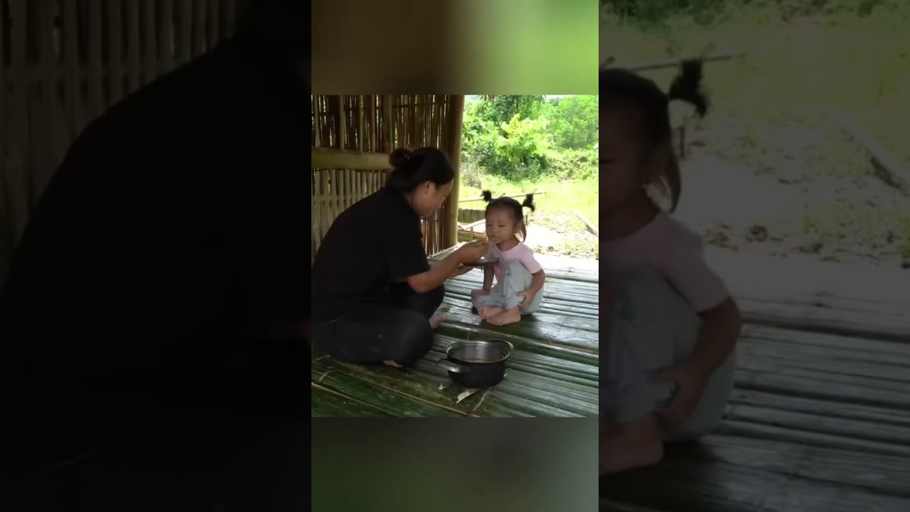 Single Mother Builds A Bamboo House Nature Life Livewithnature Survival Bushcraft 