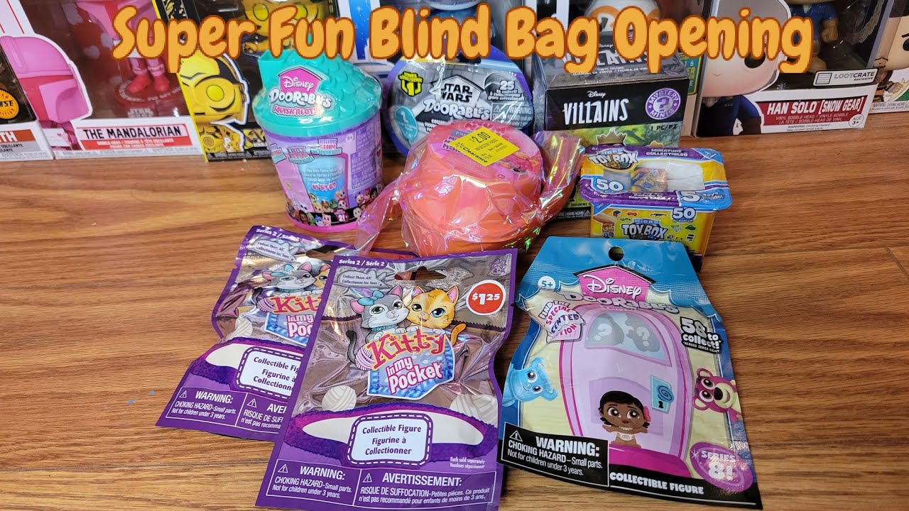 Super Fun Blind Bag Opening | Doorables, Num Noms, Kitty in My Pocket ...