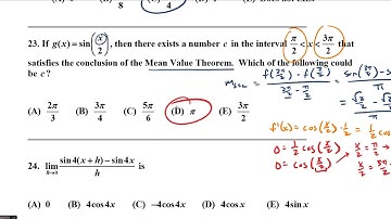 Calc AB Fall Final Exam Review Day 2