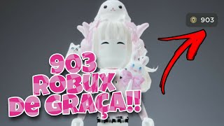 COMO GANHAR 903 ROBUX DE GRAÇA!!💗 (FUNCIONA VÍDEO REAL!!!!!!!) screenshot 4