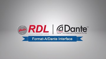 Introduction to RDL Dante / Format-A Networked Audio Products