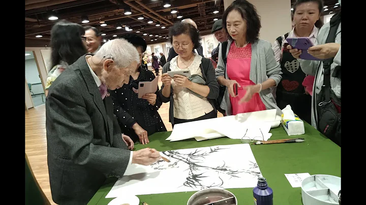 李可梅大师现场挥毫"平安磐石图"-于中国美术协会2020创作大展开幕日 - 天天要闻