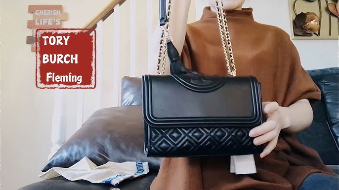 ✨Tory Burch Fleming Small UNBOXING + What FITS in the Bag + REVIEW 👜 