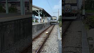 富士急線三つ峠駅を出発する元国鉄JR205系のトーマス電車！