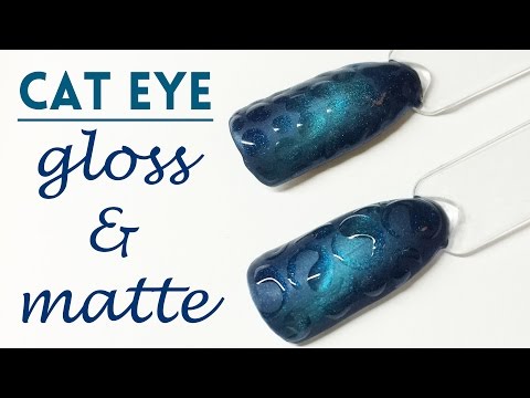 CAT EYE: 3D Gloss & Matte Nail Art Tutorial  | KOCIE OKO: połysk i mat  ||  My Wonderland