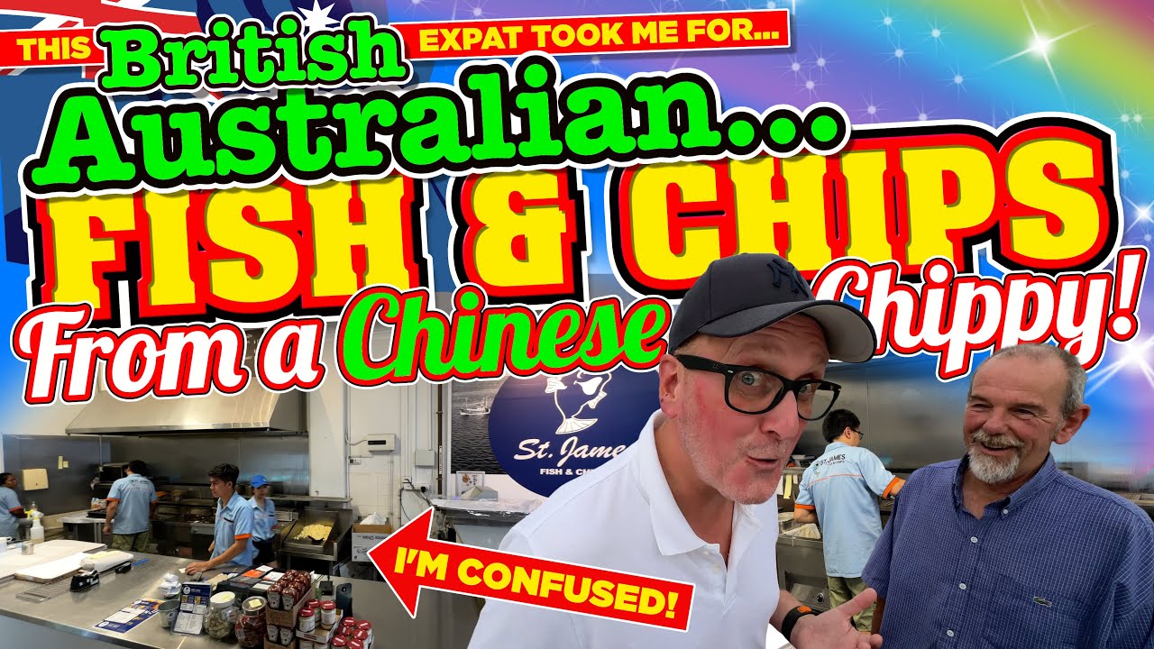 This BRITISH Expat took me for AUSTRALIAN Fish & Chips from a CHINESE Chippy in Perth! I'm