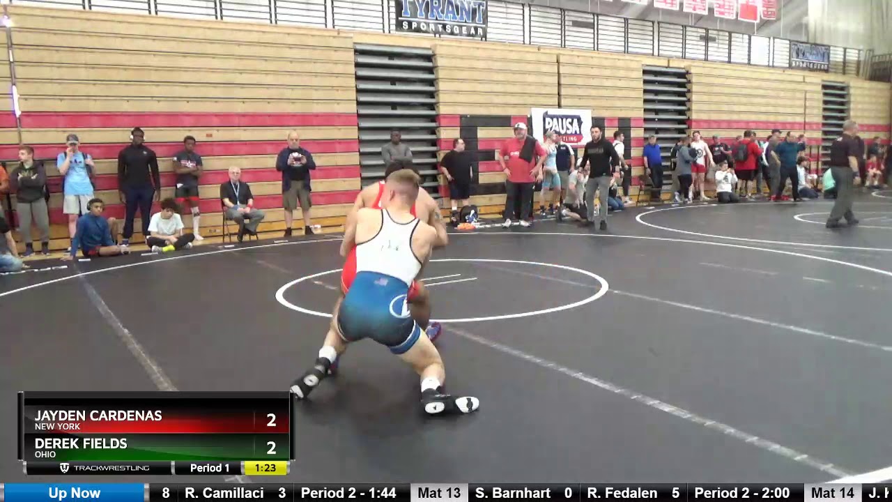 Junior Men 145 Jayden Cardenas New York Vs Derek Fields Ohio - YouTube