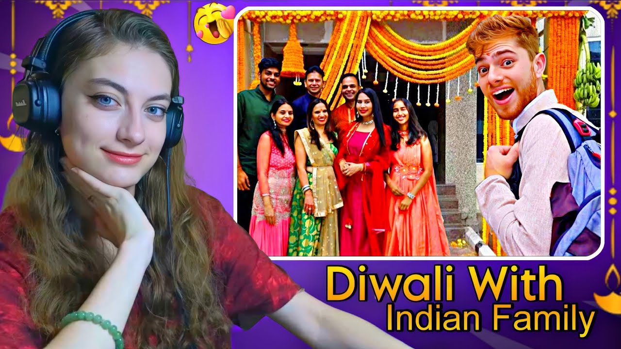 Diwali Celebration with Indian Family | Markian | Happy Diwali | Russian Reaction