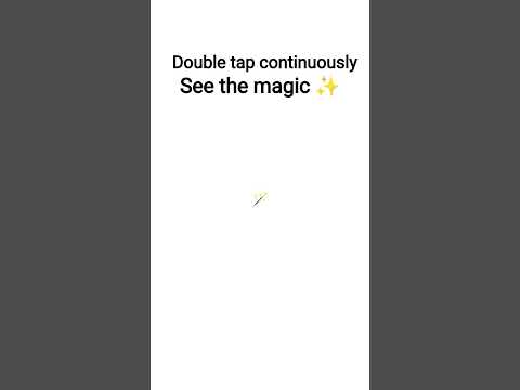 double tap ✨✨