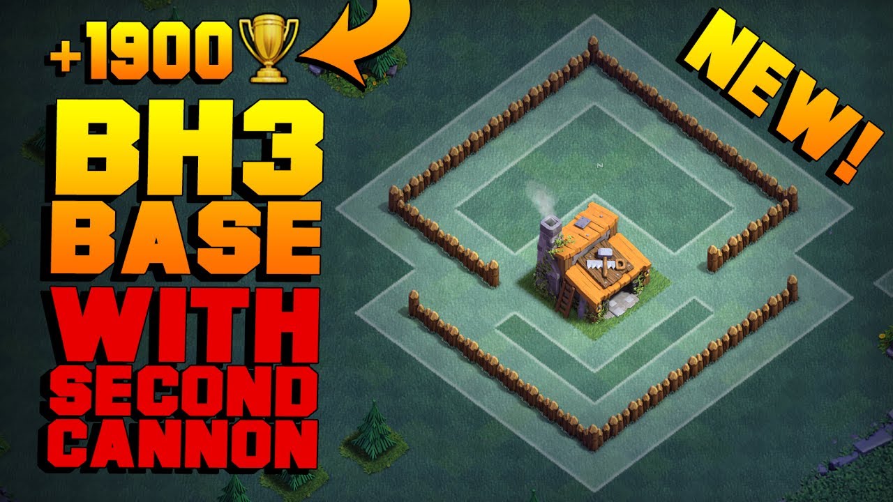 BEST Builder Hall 3 Base w/ 2 | CoC BH3 ANTI 2 STAR Builder Base!! | Clash of Clans - YouTube