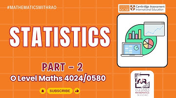 Statistics Part 2 - Mean Median Mode | Pie Chart | O Level Maths 4024/0580