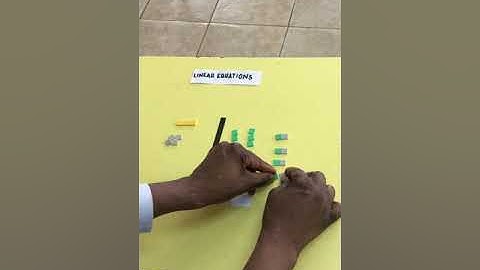 Solving One Step Equations with Negative numbers - Montessori Elementary Math - Algebra (3 of 4)
