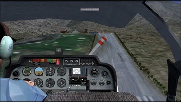 FlightGear DR400 landing at LFHU new runway.mpeg