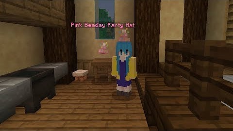 minecraft the hive Party Hat #2 got!!