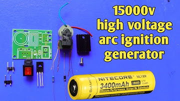 15kv high voltage generator | arc generator assembling | arc generator kit